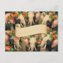 Suche nach vintage elefanten postkarten Blume