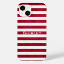 Recherche de tissu iphone coques Rouge