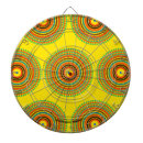 Recherche de spirale jeux de fléchettes Jaune