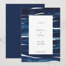 Recherche de vague bleue invitations Moderne