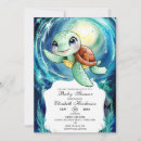 Recherche de turtle baby shower invitations Mignon