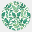 Recherche de motif tropical autocollants Vert