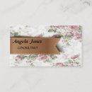 Suche nach elegantes blumenmuster visitenkarten Einzigartig