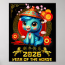 Recherche de nourriture chinoise art Cheval