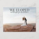 Recherche de elopement cartes postales Nous nous sommes mariés