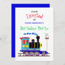 Recherche de moteur de train invitations Fête d'anniversaire