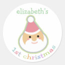 Recherche de premier noël autocollants Mignon