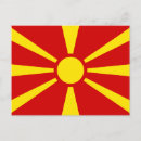 Recherche de drapeau macédonien cartes postales Drapeau de la macédoine