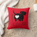 Recherche de teckel drôle coussins Doxie