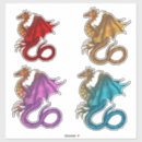 Recherche de dragons autocollants Pour enfants