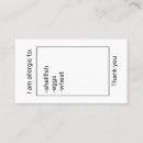 Recherche de allergique cartes visite Allergies