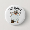Recherche de moutons drôles badges Pour tous