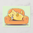 Recherche de friandise cartes postales Chat