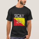 Recherche de sicilien fier tshirts Drapeau de la sicile