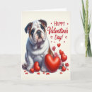Recherche de bulldog saint valentin cartes Valentine