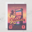 Recherche de karaoke anniversaire invitations Rétro