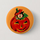 Suche nach schwarze katze halloweens buttons Retro halloween