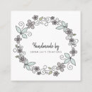 Recherche de vendeur etsy cartes visite Artisanal