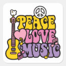 Recherche de retro music autocollants Paix