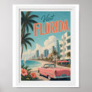 Suche nach vintage florida reise poster Natur