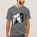 Recherche de masque de théâtre tshirts Tragédie