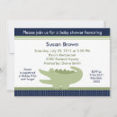 Recherche de alligator invitations Bleu