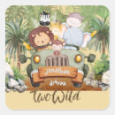 Recherche de singe de fille autocollants Jungle