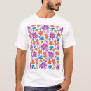 Recherche de modèle floral tshirts Jardin