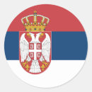 Recherche de drapeau serbe autocollants Pays