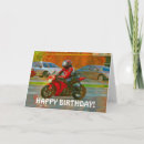 Recherche de rouge moto vœux cartes Cycliste