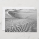 Recherche de dunes vœux cartes Noir et blanc