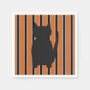 Recherche de silhouette noire serviettes Chat noir