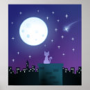 Suche nach katze und mond poster Sterne
