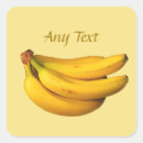 Recherche de jaune de banane autocollants Fruit