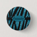 Recherche de rayures de zèbre badges Bleu