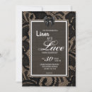 Recherche de linen invitations Vintage