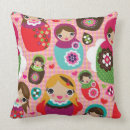 Recherche de poupée russe coussins Mignon