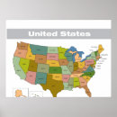 Suche nach united states map poster America