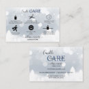 Recherche de hiver cartes visite Typographie