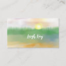Recherche de fumée cartes visite Aquarelle