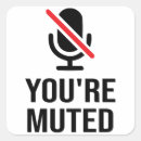 Recherche de conference autocollants Tu es muet