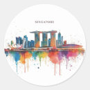 Recherche de singapour autocollants Paysage urbain