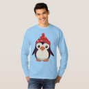 Recherche de pingouins de noël tshirts Rouge
