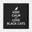 Recherche de noir et blanc chat magnets Halloween