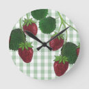 Recherche de fraises horloges Nourriture