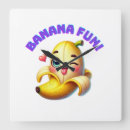 Suche nach gelbe bananen wanduhren Obst