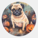 Suche nach halloween mops aufkleber Kürbis