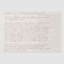 Recherche de vintage tissue paper Écriture manuscrite