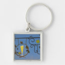 Recherche de raisin porteclés Illustration