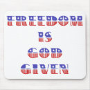 Suche nach rotes weißes und blau mousepads Freiheit